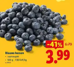 Lidl Blauwe bessen aanbieding