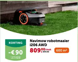 AVEVE Navimow robotmaaier i206 awd aanbieding
