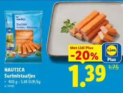 Lidl Nautica surimistaafjes aanbieding