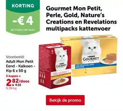AVEVE Gourmet Mon Petit, Perle, Gold, Nature's Creations en Revelations multipacks kattenvoer aanbieding