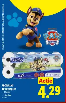Lidl Floralys toilet papier aanbieding