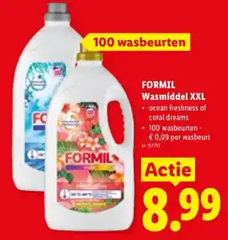 Lidl Formil wasmiddel xxl aanbieding
