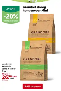 AVEVE Grandorf droog hondenvoer Mini aanbieding