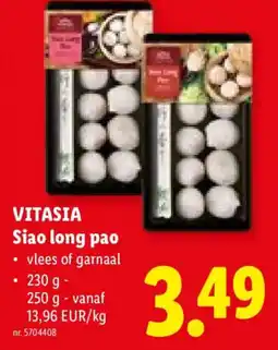 Lidl Vitasia Siao long pao aanbieding
