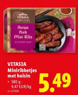 Lidl Vitasia miniribbetjes met hoisin aanbieding