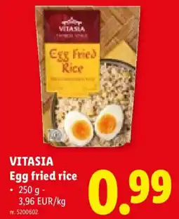 Lidl Vitasia egg fried rice aanbieding