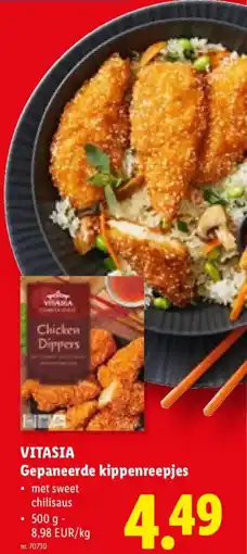 Lidl Gepaneerde kippenreepjes aanbieding