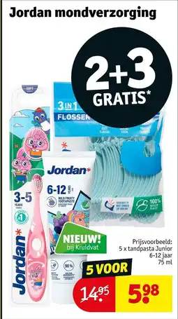 Kruidvat Jordan mondverzorging aanbieding