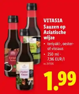 Lidl Vitasia sauzen op aziatische wijze aanbieding