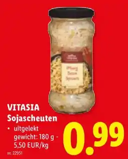 Lidl Vitasia sojascheuten aanbieding