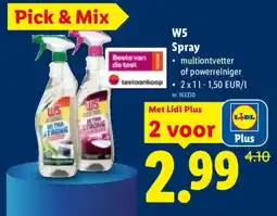 Lidl W5 Spray aanbieding