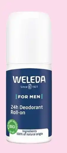 Holland & Barrett Weleda 24h deodorant roll-on for men aanbieding