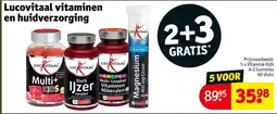 Kruidvat Lucovitaal vitaminen en huidverzorging aanbieding