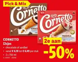 Lidl Cornetto ijsjes aanbieding