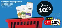 Kruidvat Pantene shampoo en conditioner aanbieding