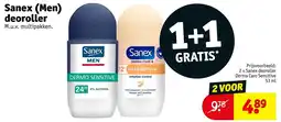 Kruidvat Sanex deoroller aanbieding