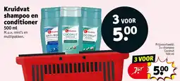 Kruidvat Kruidvat shampoo en conditioner aanbieding