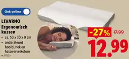 Lidl Livarno ergonomisch kussen aanbieding