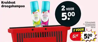 Kruidvat Kruidvat droogshampoo aanbieding