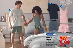 Lidl Esmara pyjama aanbieding