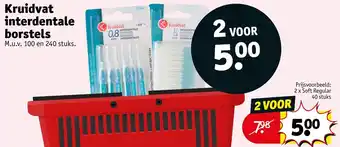 Kruidvat Kruidvat interdentale borstels aanbieding
