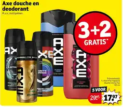Kruidvat Axe douche en deodorant aanbieding
