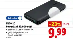 Lidl Tronic powerbank aanbieding