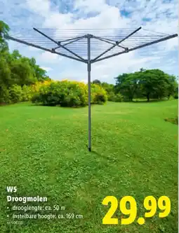 Lidl W5 Droogmolen aanbieding