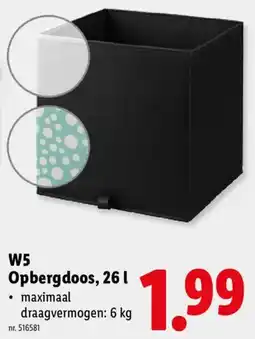 Lidl Opbergdoos aanbieding