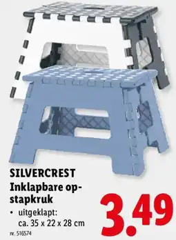 Lidl Inklapbare op-stapkruk aanbieding