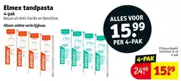 Kruidvat Elmex tandpasta aanbieding