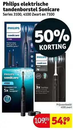 Kruidvat Philips elektrische tandenborstel Sonicare aanbieding