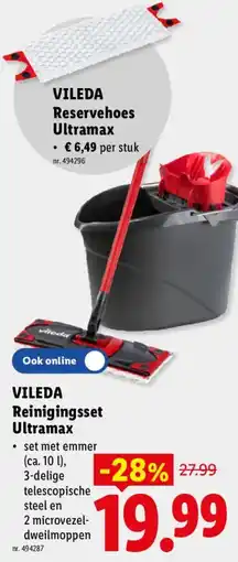 Lidl Vileda reinigingsset ultramax aanbieding