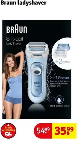 Kruidvat Braun ladyshaver aanbieding