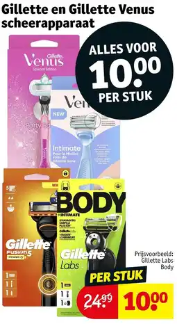 Kruidvat Gillette en Gillette Venus scheerapparaat aanbieding