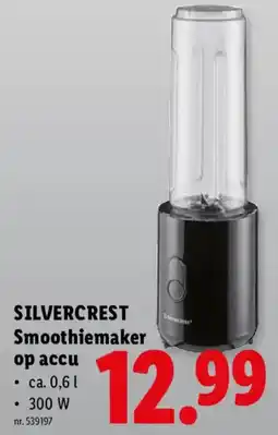 Lidl Silvercrest smoothiemaker op accu aanbieding