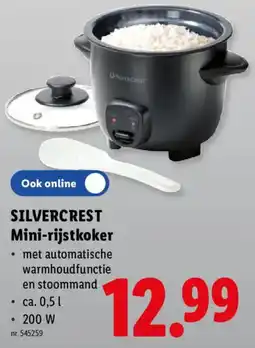 Lidl silvercrest mini-rijstkoker aanbieding