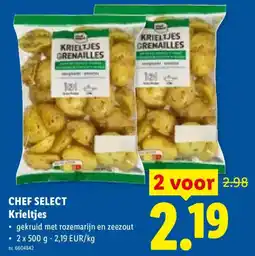 Lidl Chef select krieltjes aanbieding