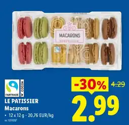 Lidl Macarons aanbieding