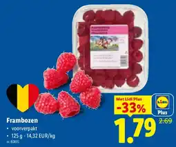 Lidl Frambozen aanbieding