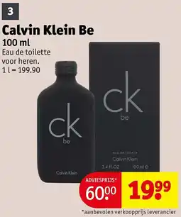 Kruidvat Calvin Klein Be aanbieding