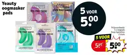 Kruidvat Yeauty oogmasker pads aanbieding