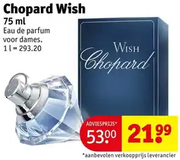 Kruidvat Chopard Wish aanbieding