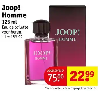 Kruidvat Joop! homme aanbieding