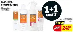 Kruidvat Biodermal zonproducten aanbieding
