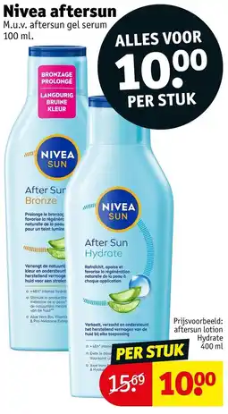 Kruidvat Nivea aftersun aanbieding