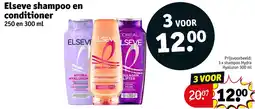 Kruidvat Elseve shampoo en conditioner aanbieding
