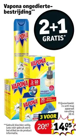 Kruidvat Vapona ongedierte-bestrijding aanbieding