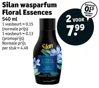 Kruidvat Silan wasparfum floral essences aanbieding
