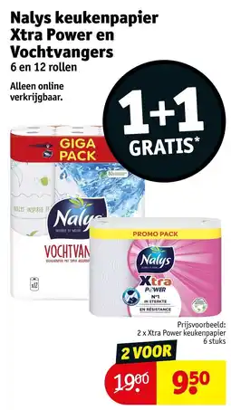 Kruidvat Nalys keukenpapier aanbieding